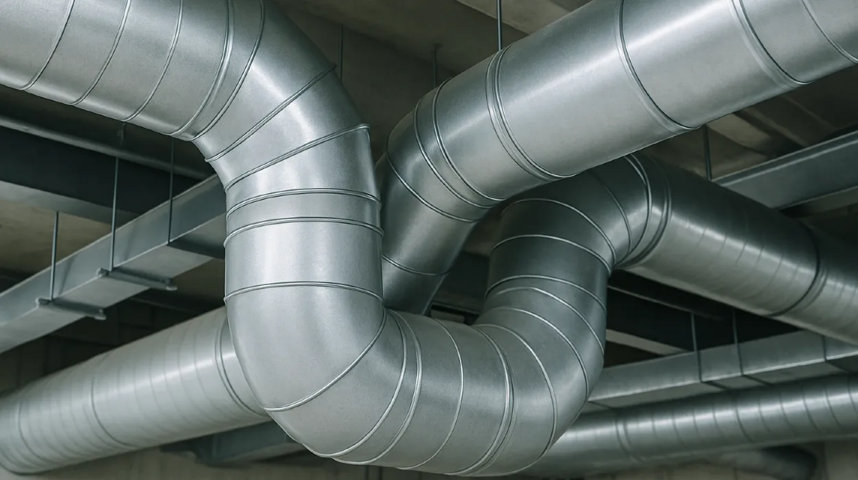 Metal air ducts from Leander Air Conditioning Repair in Georgetown, TX - georgetown-tx